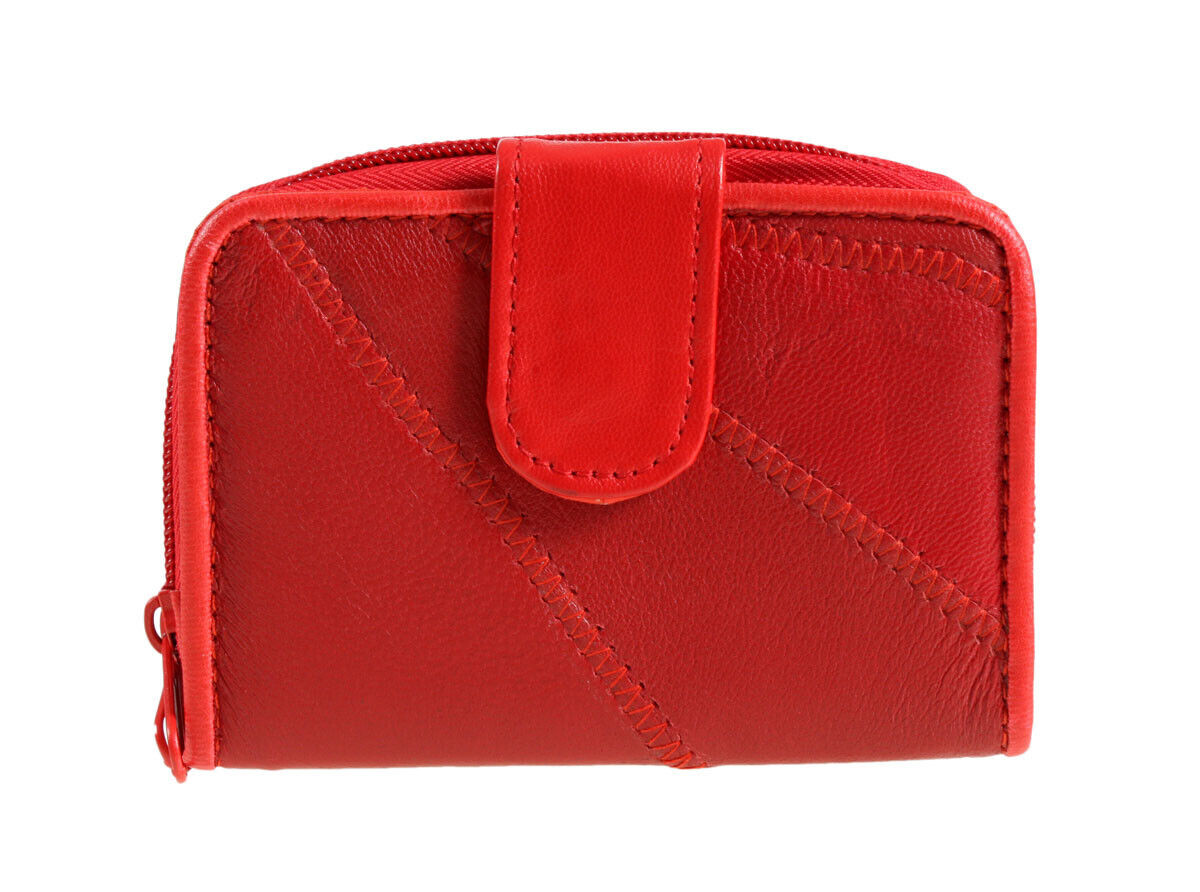 LADIES LEATHER PATCHWORK PURSE