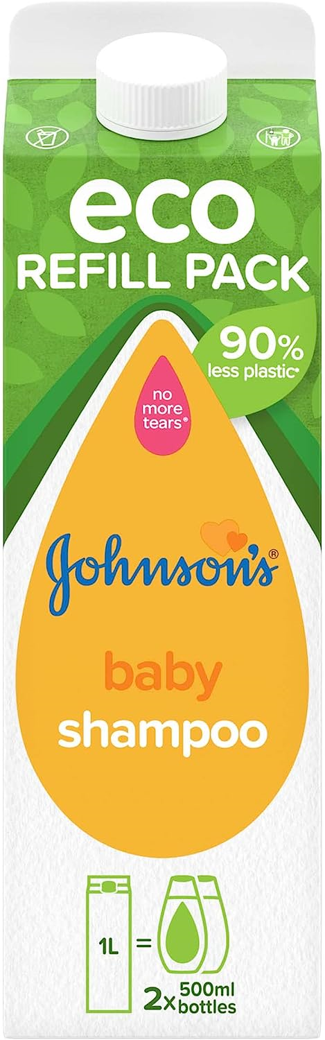 Johnson's Baby Shampoo Eco Refill Pack - 1000ml